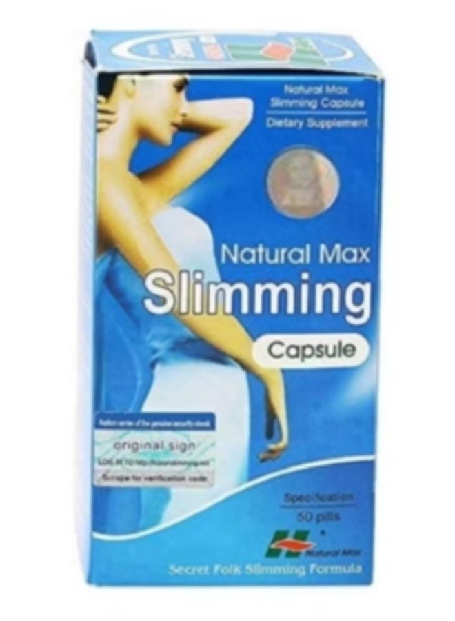Natural Max Slimming Dietary Supplement Capsules 50’s – Herbal Formula for Safe & Effective Weight Management